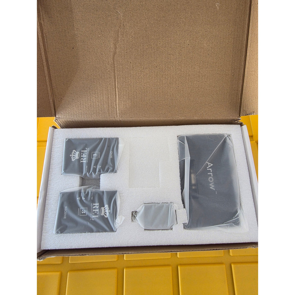 REL Acoustics Arrow Wireless Transmitter & Receiver – Subwoofer Connectivity Kit