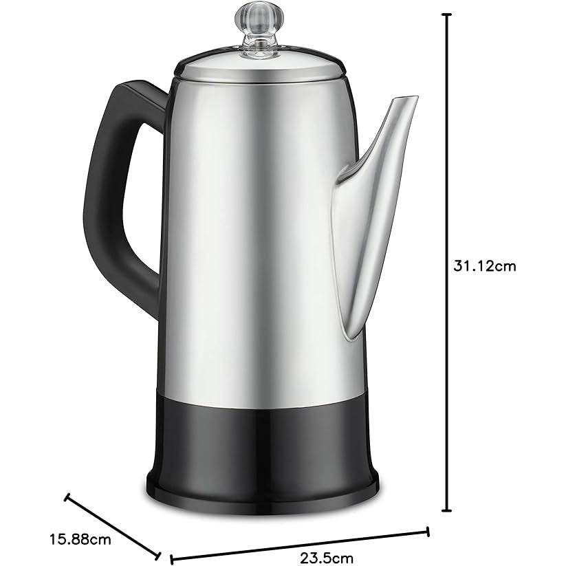Cuisinart PRC-12N Classic 12-Cup Stainless Steel Electric Percolator