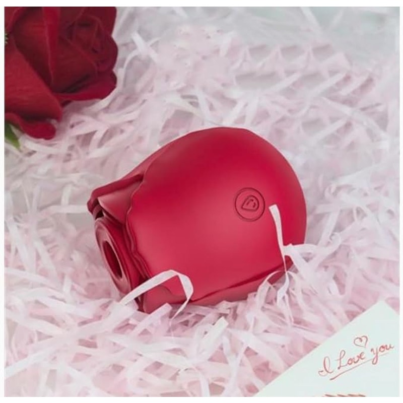 Rose Shape Mini Massager – 10 Speed Waterproof USB Rechargeable Toy