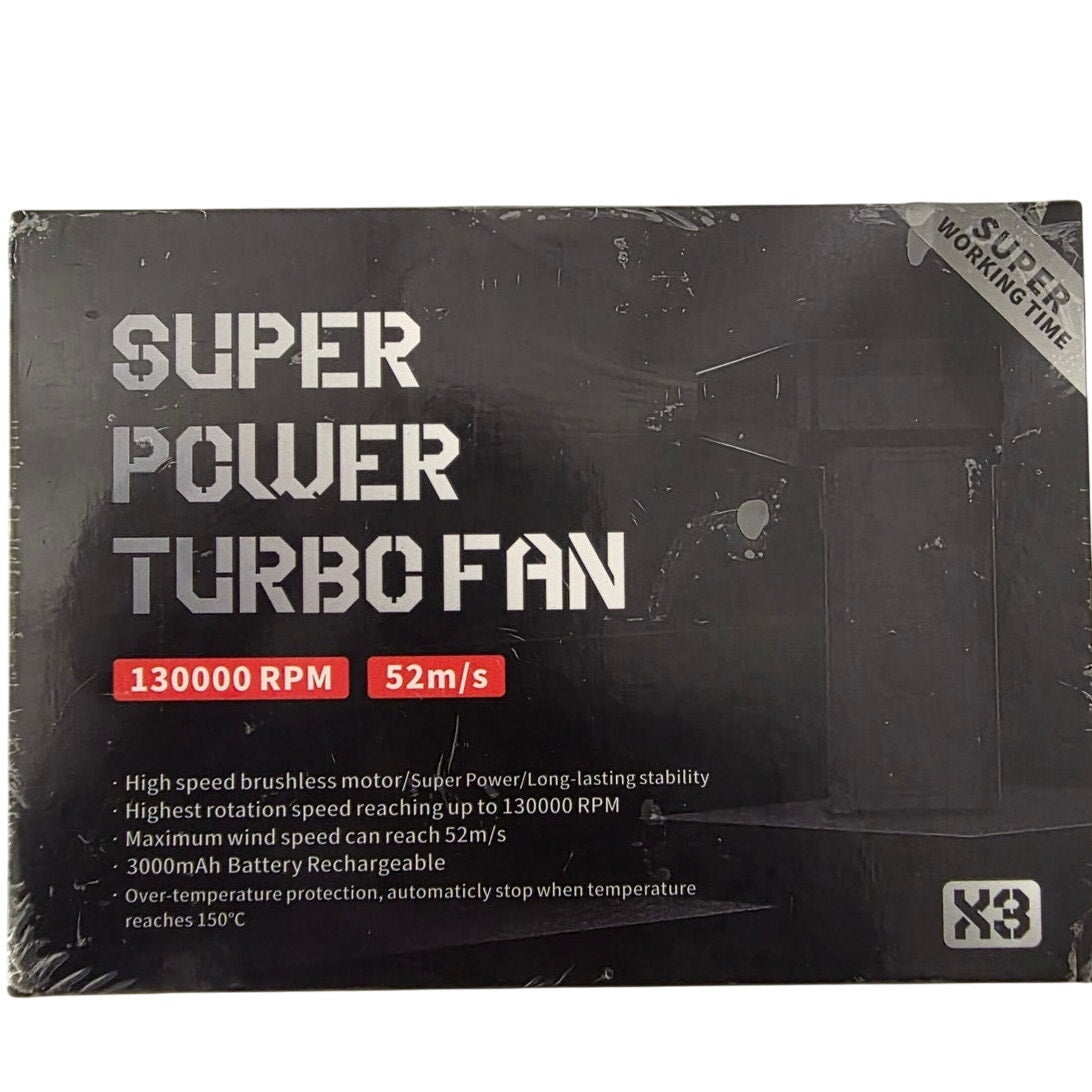 Super Power Turbo Fan Cordless Air Duster – 130000 RPM Rechargeable Mini Blower for Car, Electronics, Keyboard, Home & Outdoor