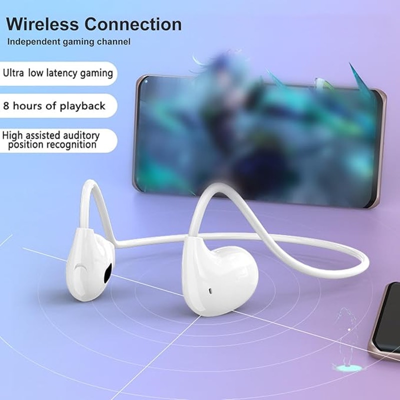Wigfar Open Ear Bluetooth Headphones Sport Wireless Earbuds