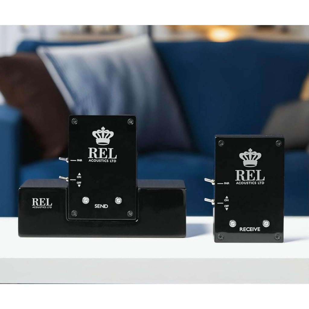 REL Acoustics Arrow Wireless Transmitter & Receiver – Subwoofer Connectivity Kit