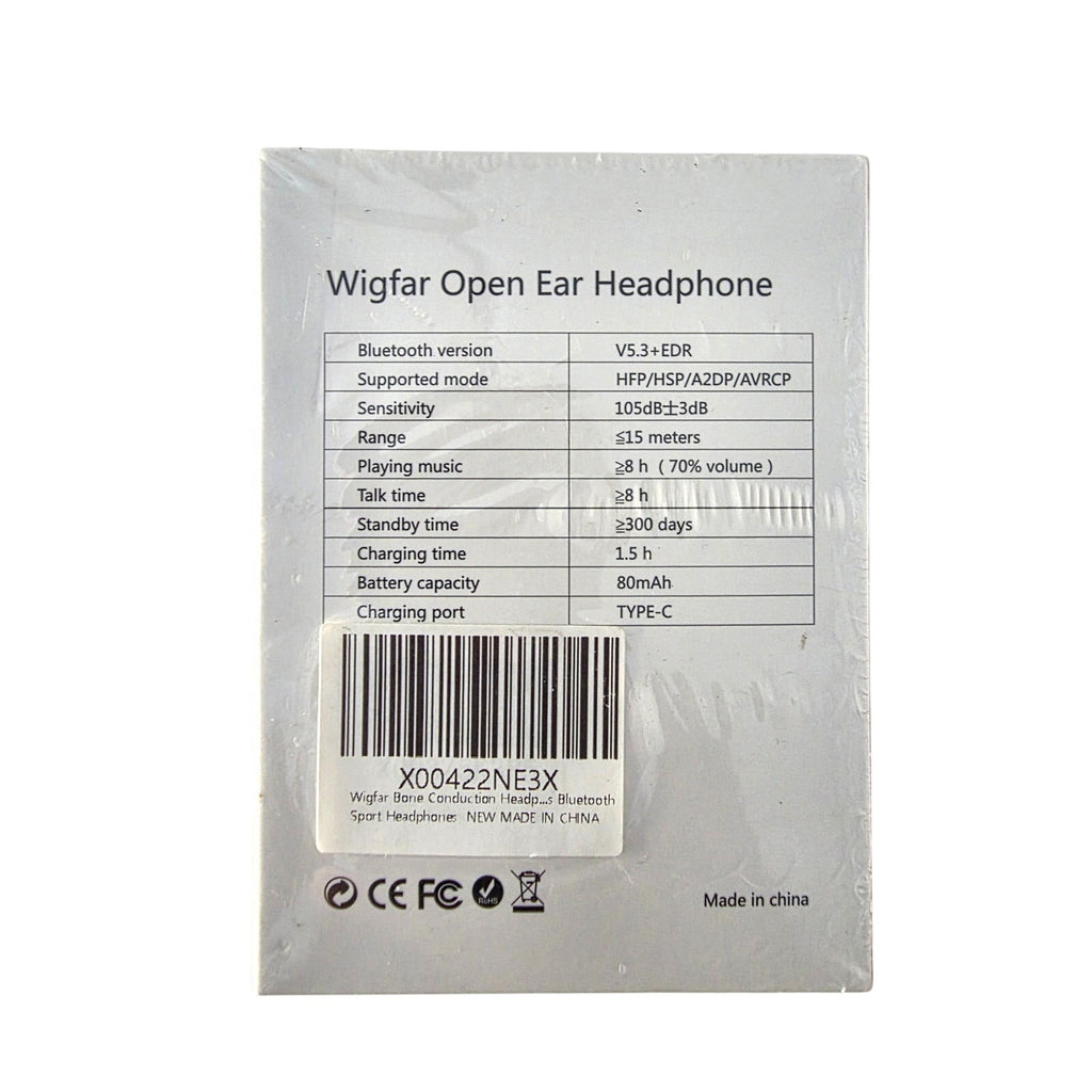 2-Pack Wigfar Open Ear Bluetooth Headphones | Sports Wireless Earbuds