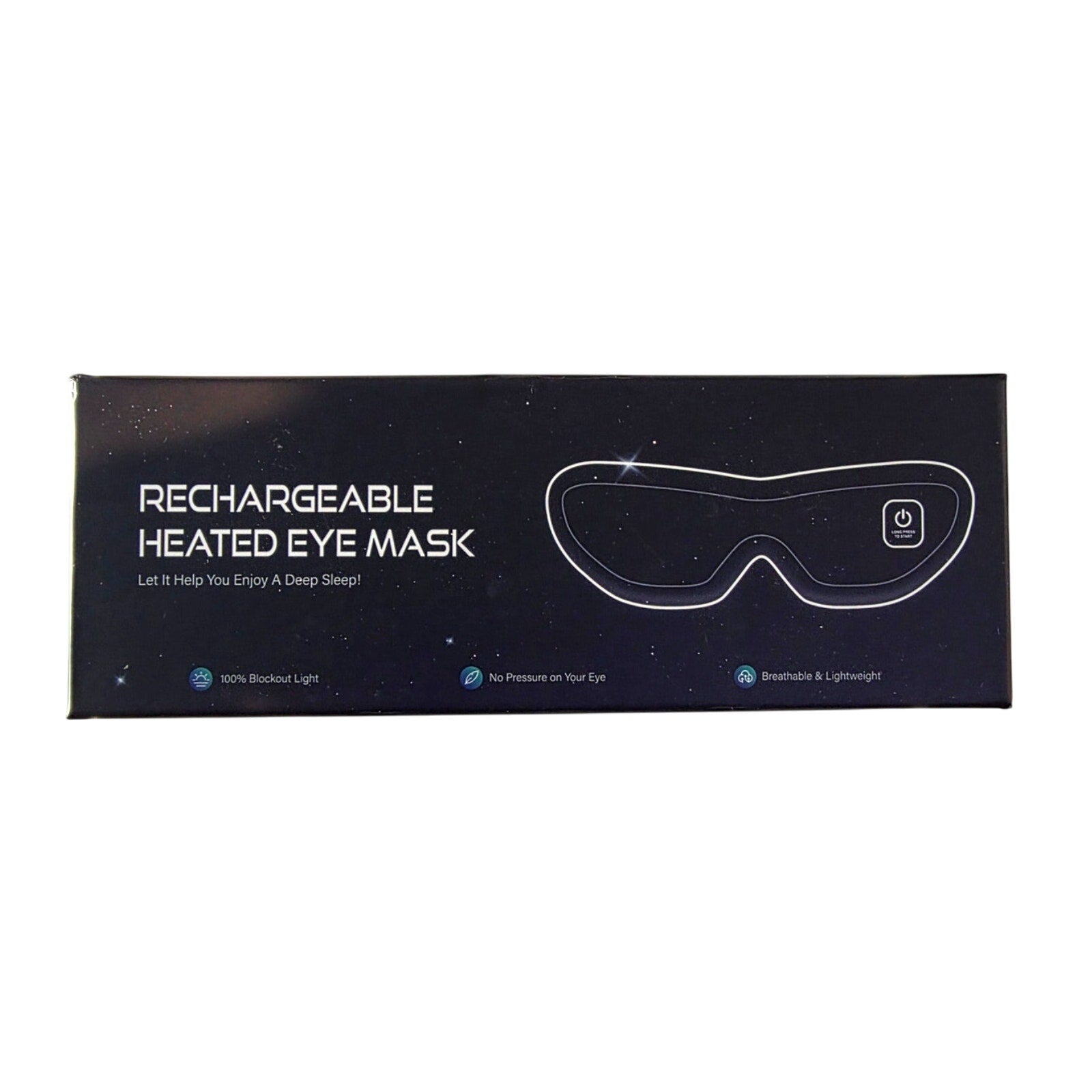 Heated Cordless Eye Mask with Flaxseed – Rechargeable