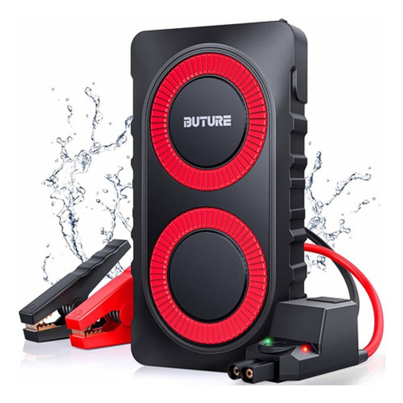 Buture BR800 12V Portable Car Jump Starter, 12800mAh Battery Pack with Cables
