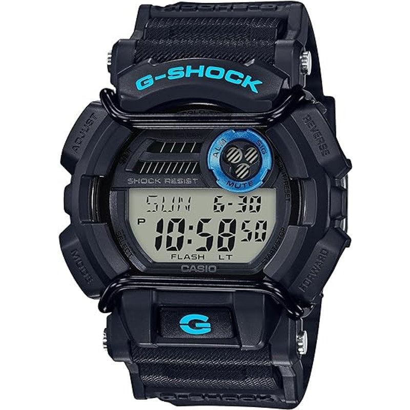 Casio Men's G-Shock GD400-1B2 Black Resin Digital Sport Watch– Water Resistant