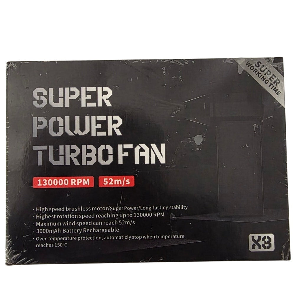 Super Power Turbo Fan Cordless Air Duster – 130000 RPM Rechargeable Mini Blower for Car, Electronics, Keyboard, Home & Outdoor