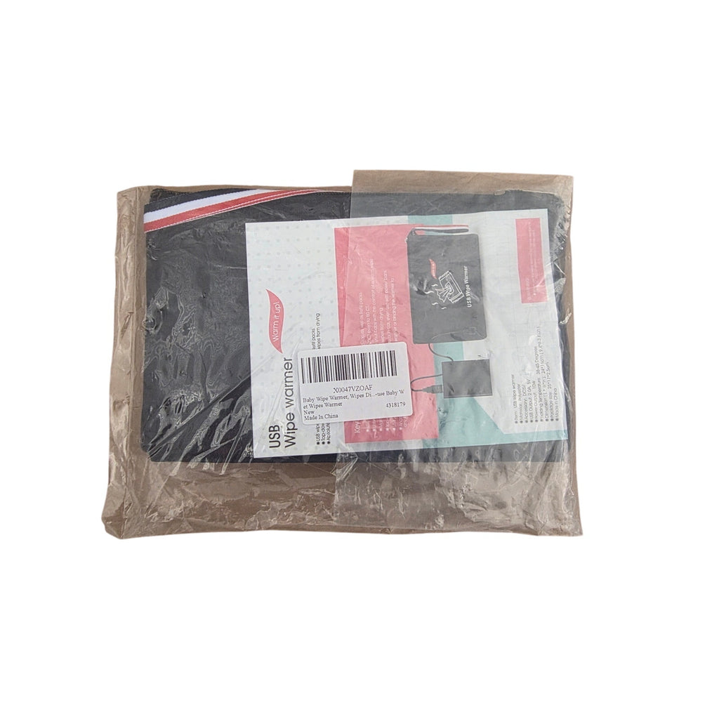 USB Wipe Warmer – Portable Baby Wipes Heater with USB Power, Travel Pouch Design