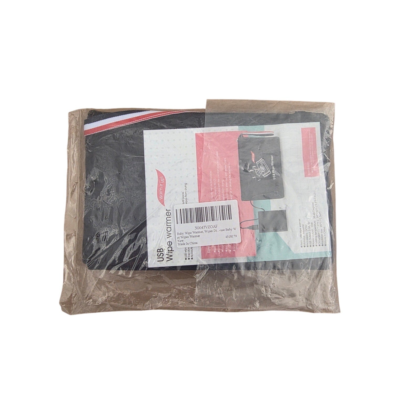 USB Wipe Warmer – Portable Baby Wipes Heater with USB Power, Travel Pouch Design