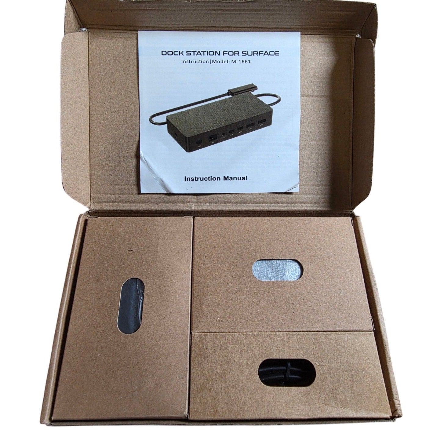 New Surface Dock with 90W Power Supply, Double mini DP, 4 USB3.0, 3.5mm Audio Output Compatible with Surface Pro