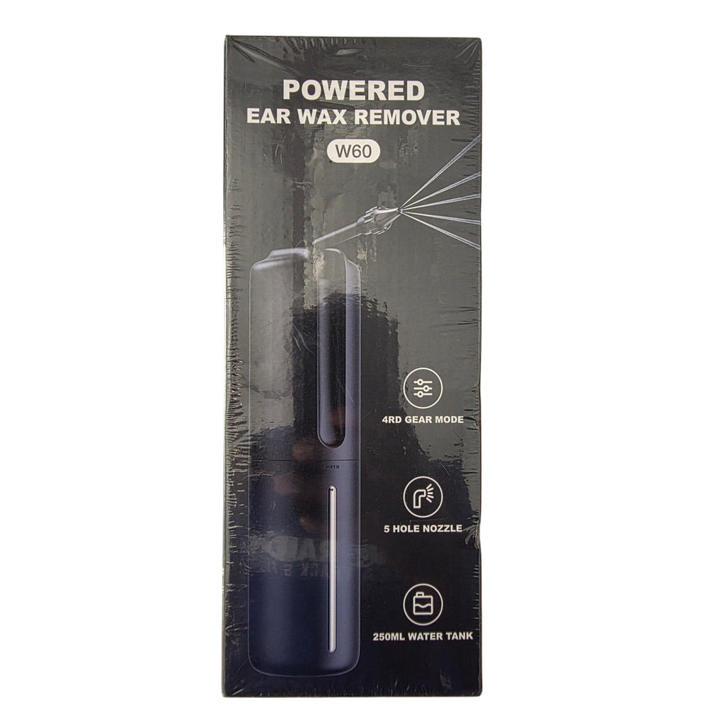 Ear Wax Removal Tool Electric Ear Cleaner Kit with 4 Pressure Settings, USB Rechargeable Water Jet, 6 Tips & 250ml Tank