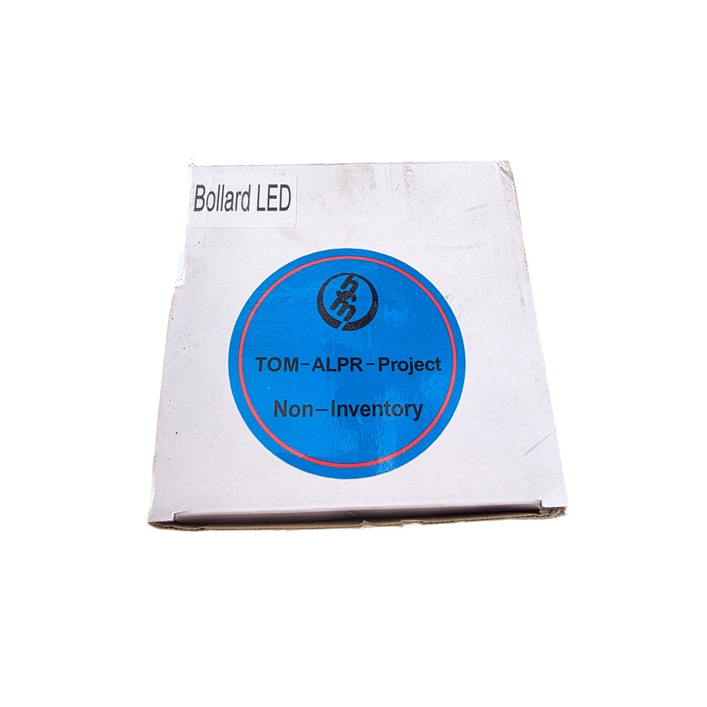 Bollard LED Warning Light – Red Industrial Signal Lamp for Safety & Traffic Control