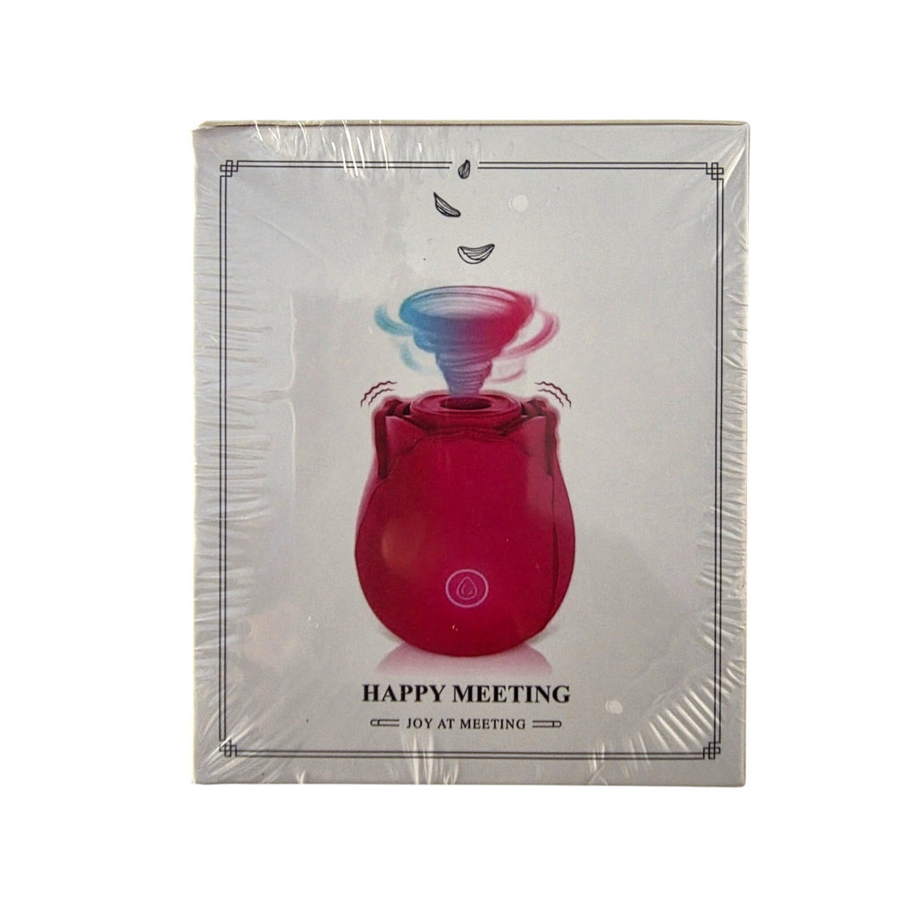 Rose Shape Mini Massager – 10 Speed Waterproof USB Rechargeable Toy
