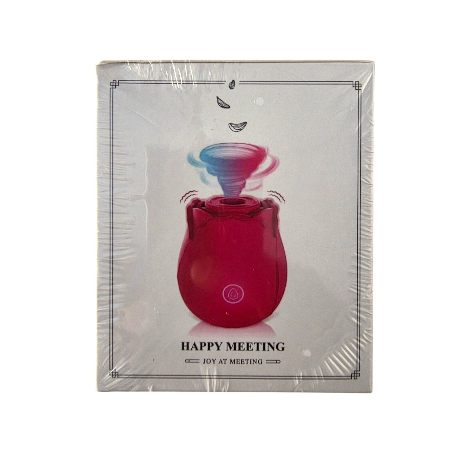 Rose Shape Mini Massager – 10 Speed Waterproof USB Rechargeable Toy