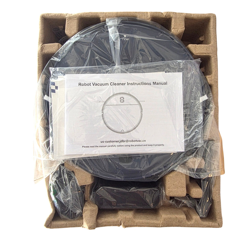 BR151 Robot Vacuum Cleaner with WiFi, Ultra-Thin Design, Low Pile Carpet