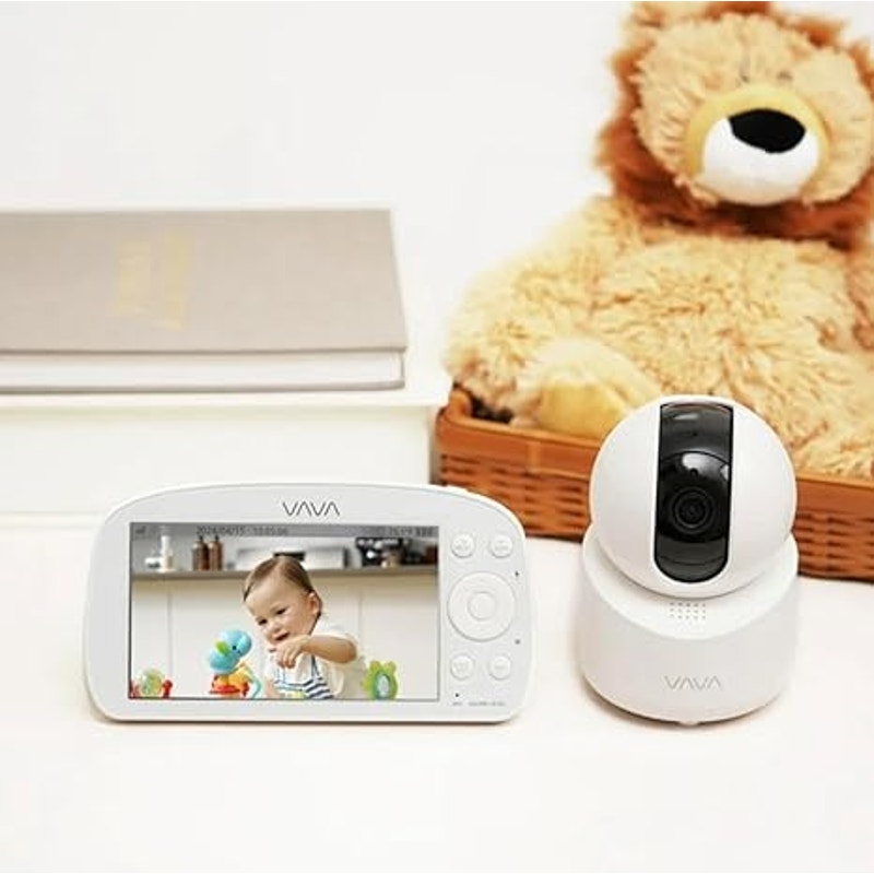 VAVA 5.5" 720P HD Video Baby Monitor with Night Vision, Zoom/Pan/Tilt