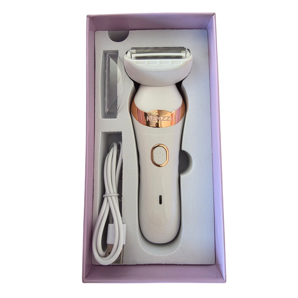 Kenzzi Lady Shaver – Rechargeable Wet & Dry Electric Razor for Women