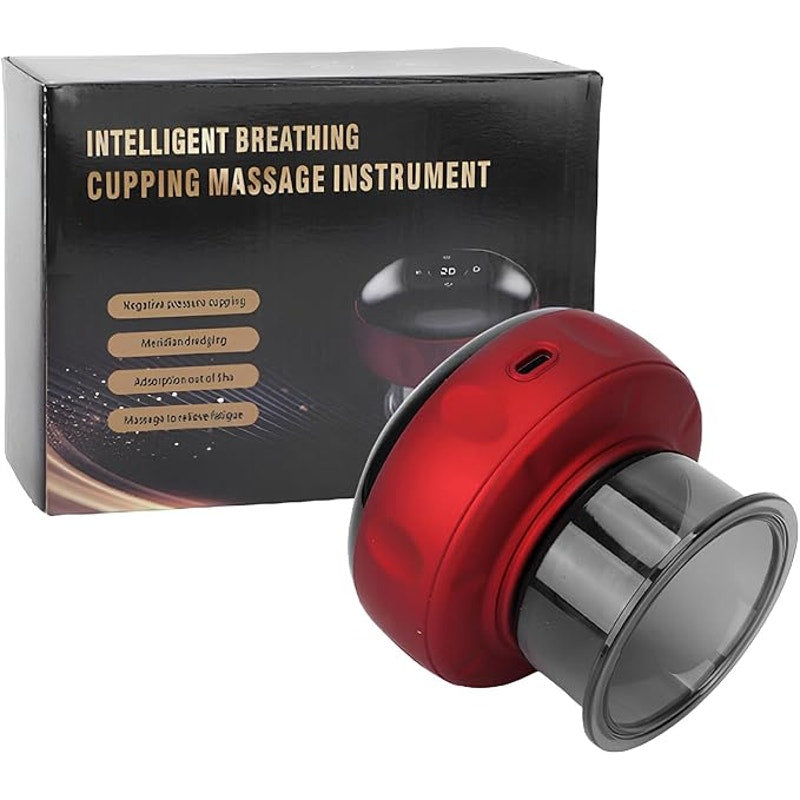 Intelligent Breathing Cupping Massage Instrument – Therapy Massager with Heat