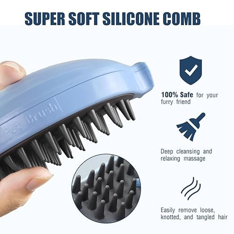 Cat Steam Brush for Shedding, 3-in-1 Cat Steamy Brush