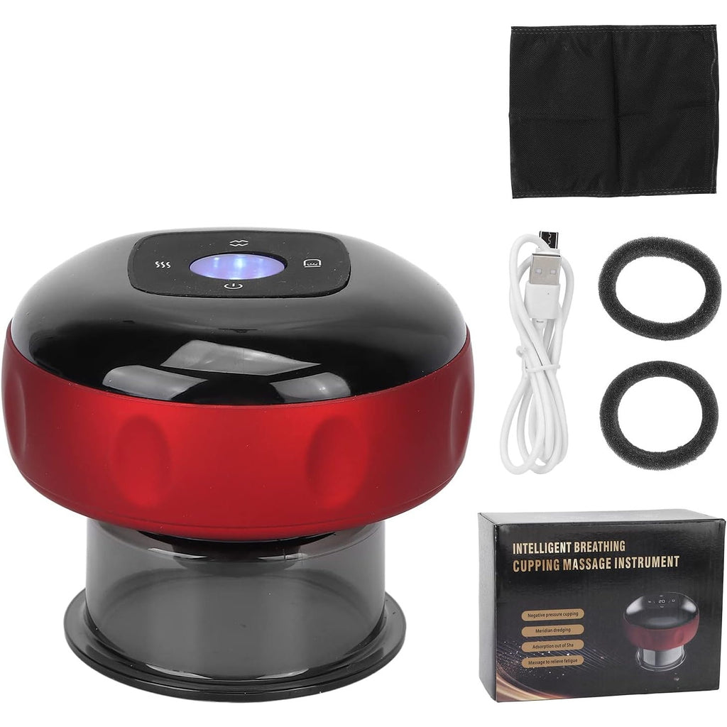 Intelligent Breathing Cupping Massage Instrument – Therapy Massager with Heat