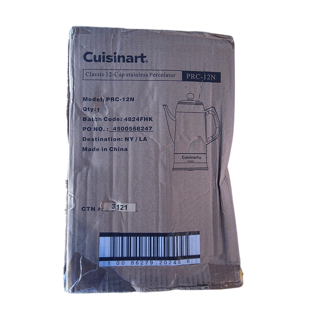 Cuisinart PRC-12N Classic 12-Cup Stainless Steel Electric Percolator