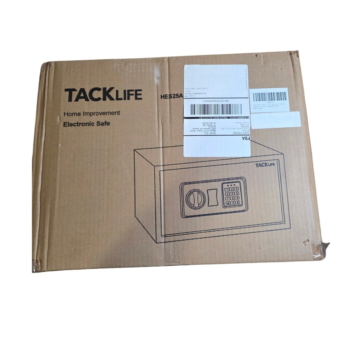 Electronic Safe - TackLife Electronic Safe HES25A – Digital Security Lock Box