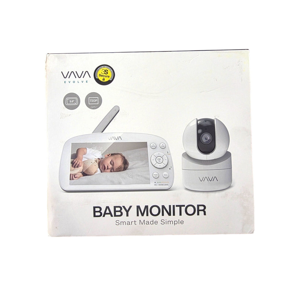 VAVA 5.5" 720P HD Video Baby Monitor with Night Vision, Zoom/Pan/Tilt
