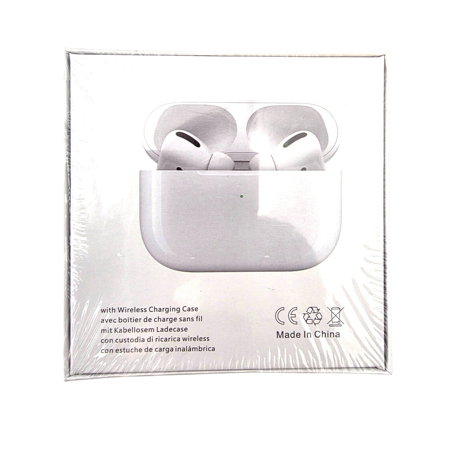 Wireless Bluetooth Earbuds with Charging Case – White