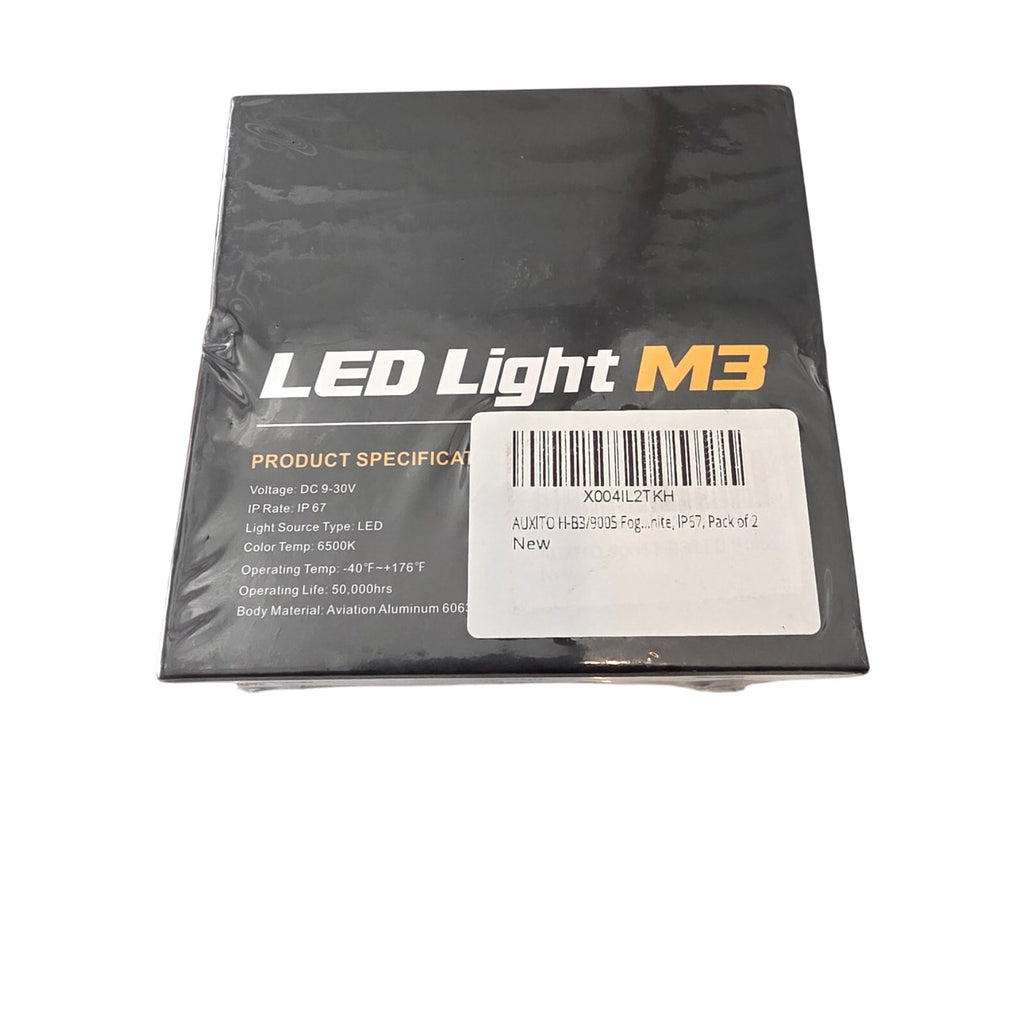 Auxito M3 9005 HB3 LED Headlight Bulbs – 2 Pack, 6500K Cool White- 9005 / HB3