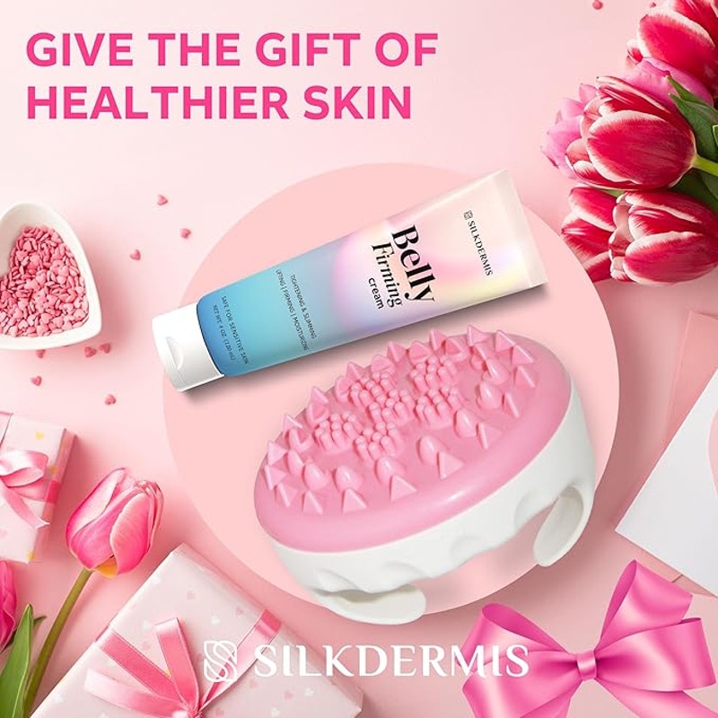 SilkDermis Belly Firming Cream & Cellulite Massager