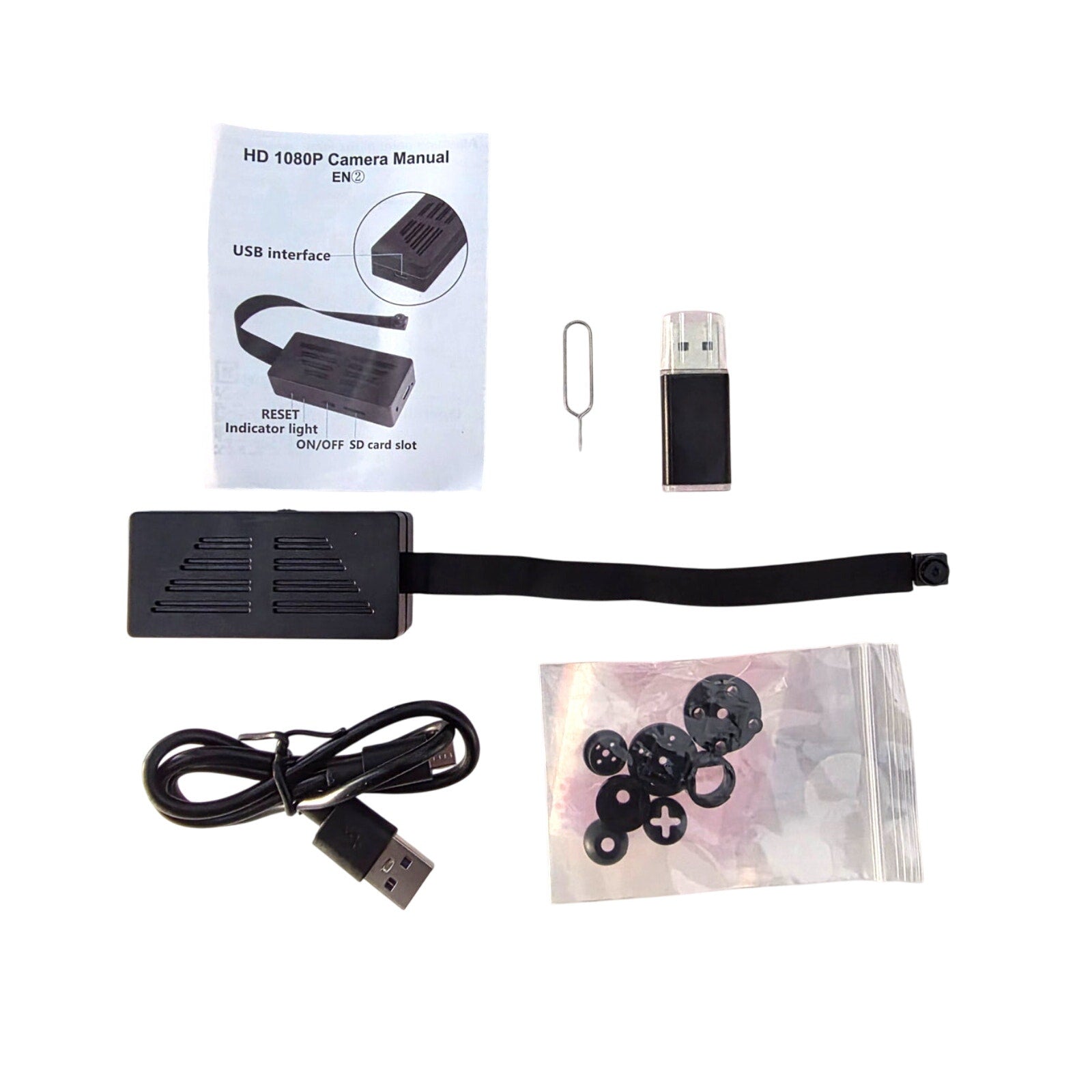 Mini Hidden Spy WiFi Camera 1080P Indoor Surveillance