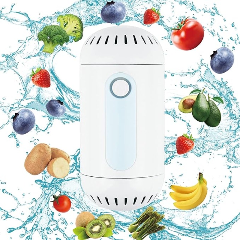 Dual-Core Fruit and Vegetable Washing Machine |Portable USB Rechargeable Cleaner