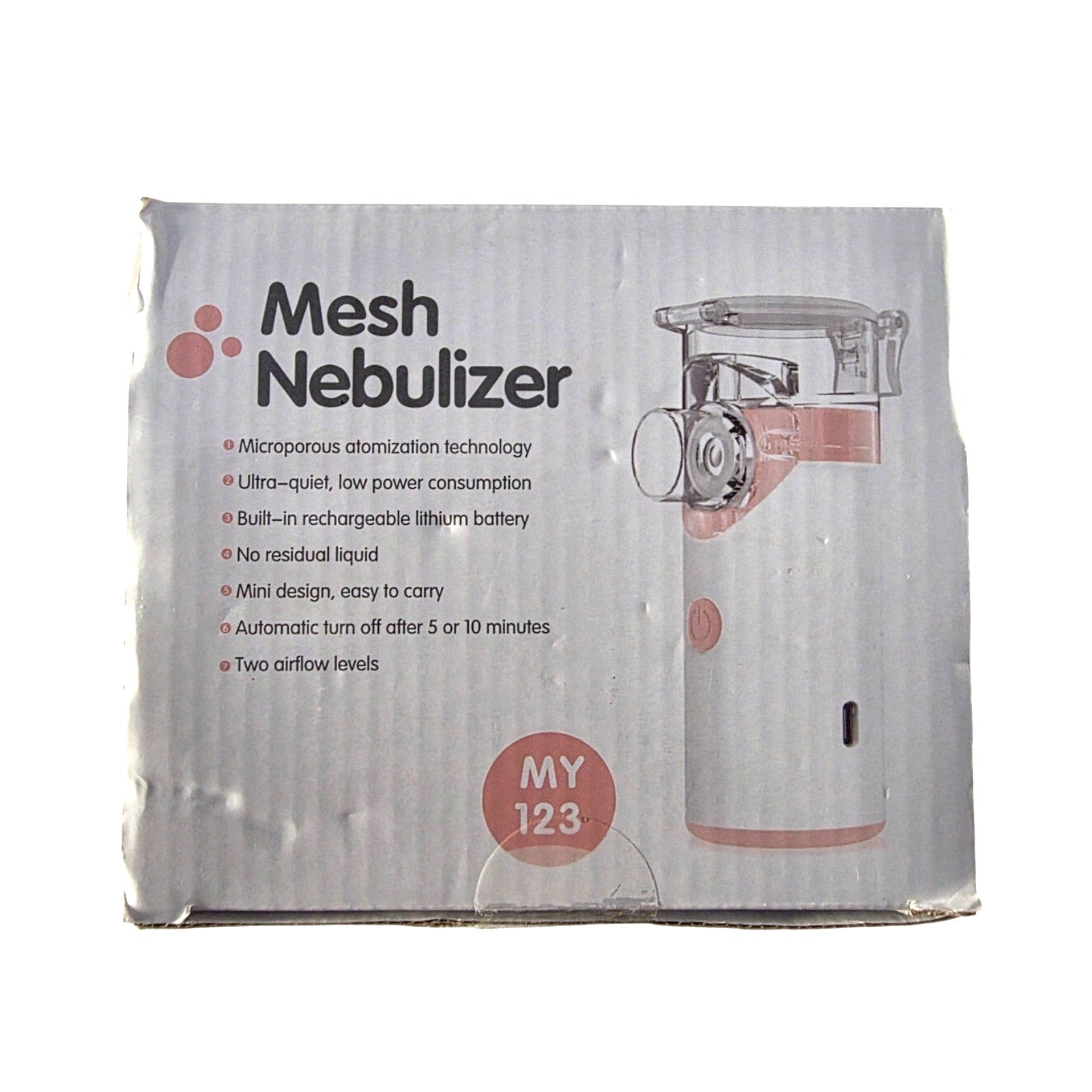 Portable Nebulizer, Rechargeable Nebulizer of Cool Mist, Nebulizer