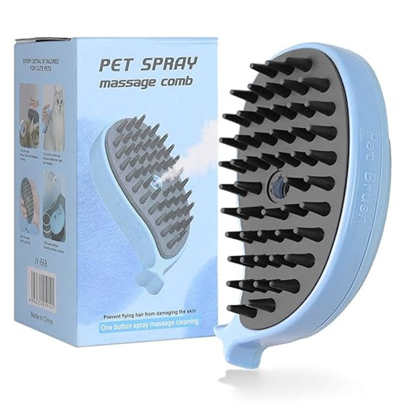 Cat Steam Brush for Shedding, 3-in-1 Cat Steamy Brush