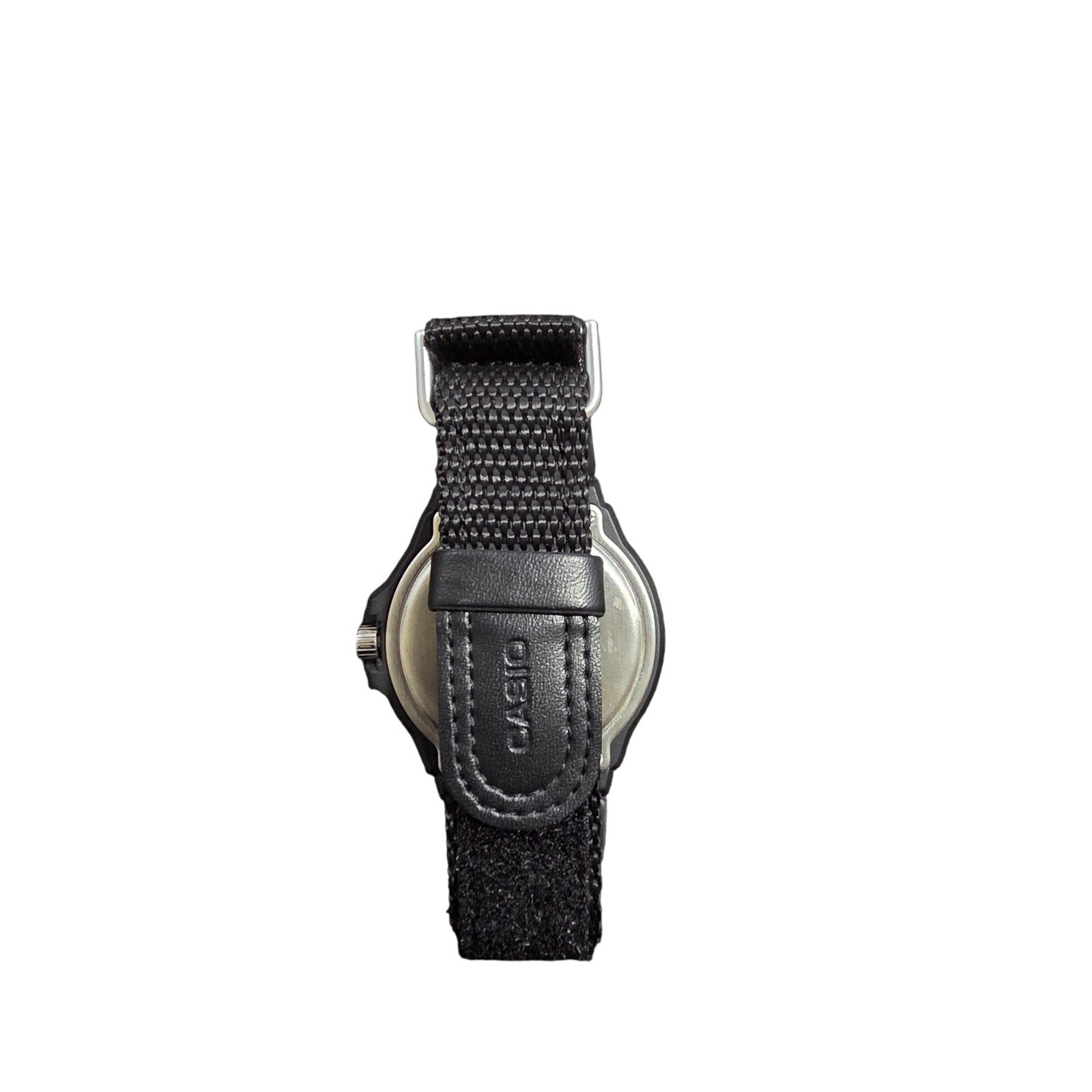 Casio Men’s Black Analog Quartz Watch with Nylon Strap – 100M Water Resistant