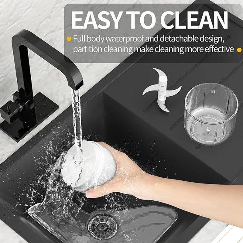 Cordless Portable Kitchen Chopper – Rechargeable Mini Food Processor, 250mL