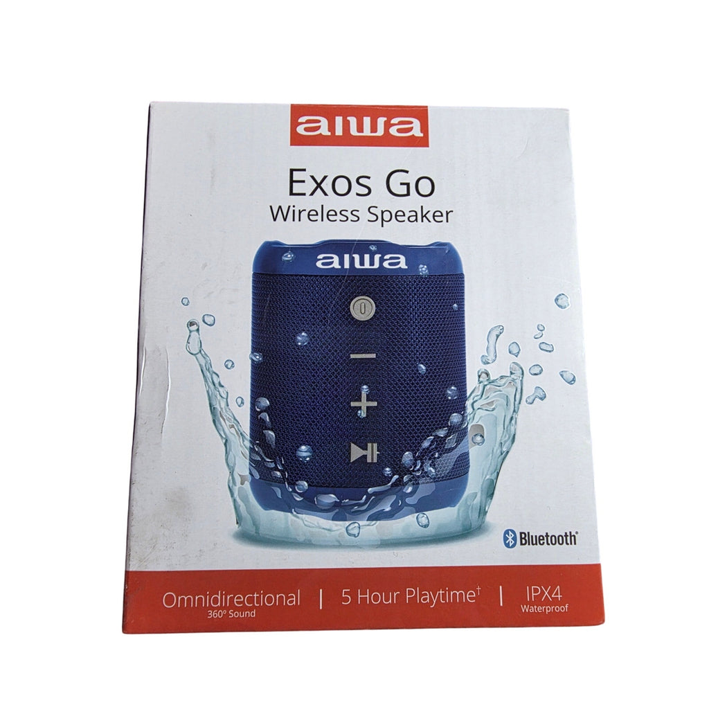 Aiwa Exos Go Wireless Portable Bluetooth Speaker (Navy)