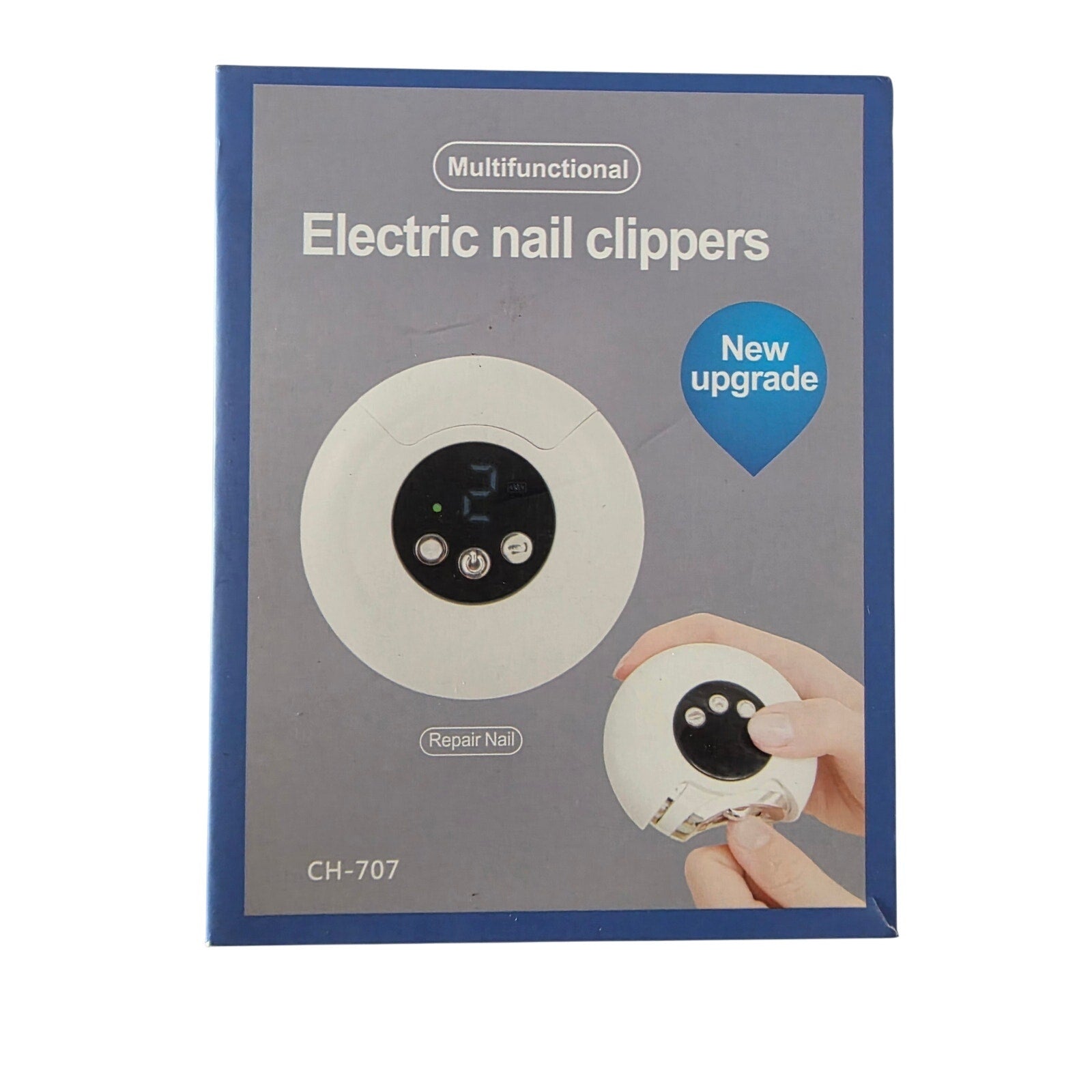 Multifunctional Electric Nail Clippers CH-707 – Rechargeable, Safe & Easy Trimming