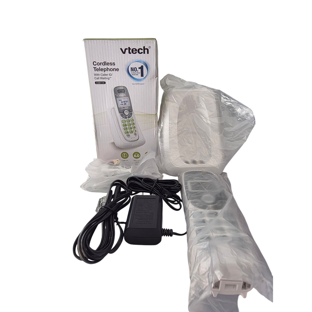 VTech CS6114 Cordless Phone with Caller ID & Call Waiting – DECT 6.0 Technology