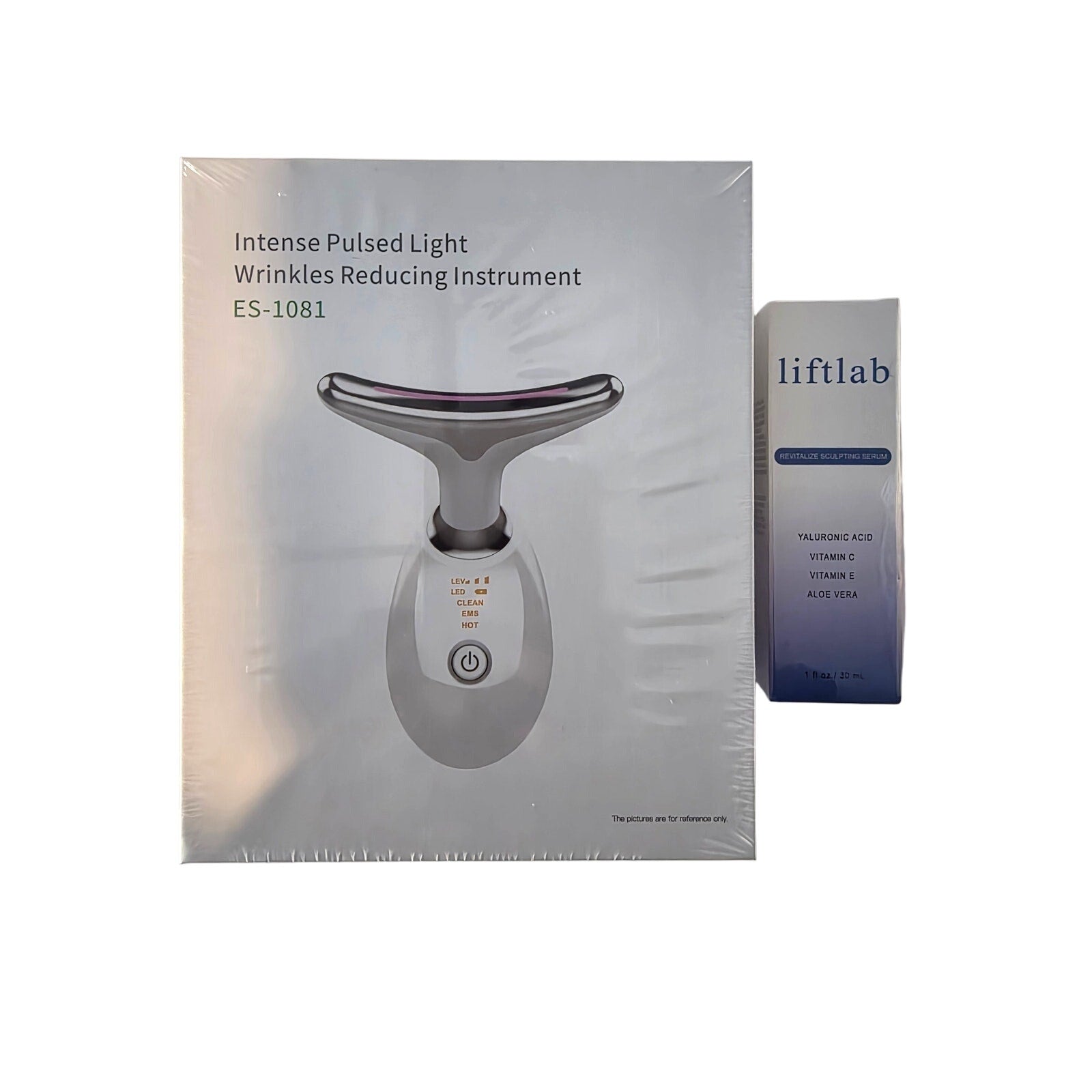 At-Home Spa Bundle | Foldable Foot Bath Massager + Anti-Aging IPL Wrinkle Device