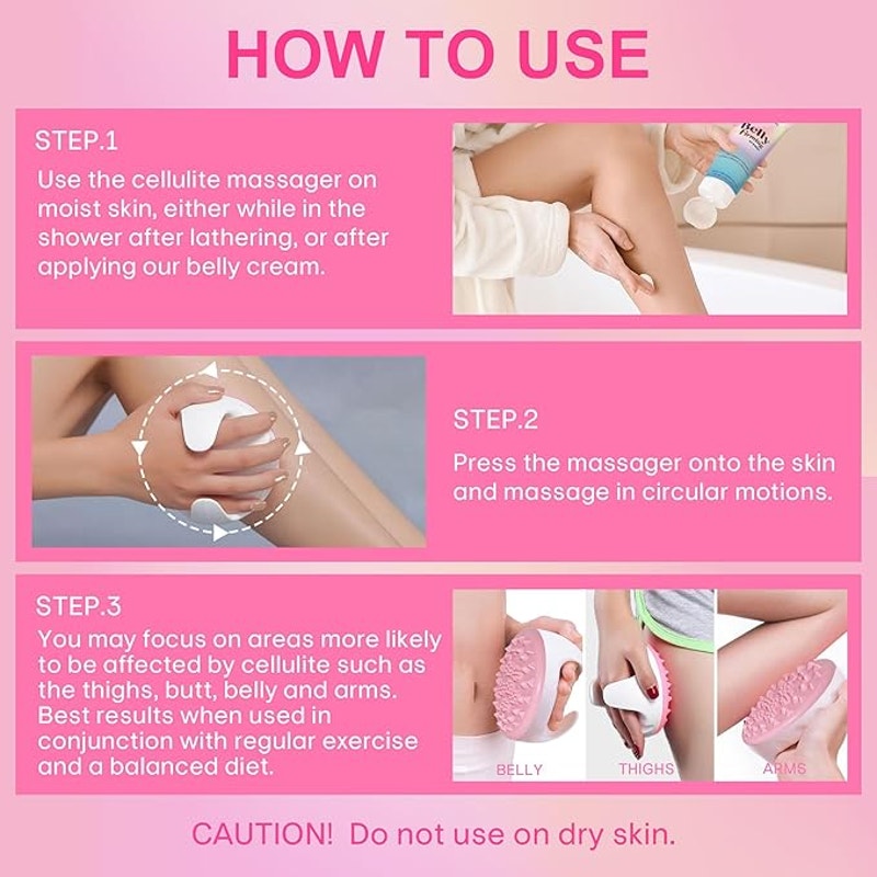 SilkDermis Belly Firming Cream & Cellulite Massager