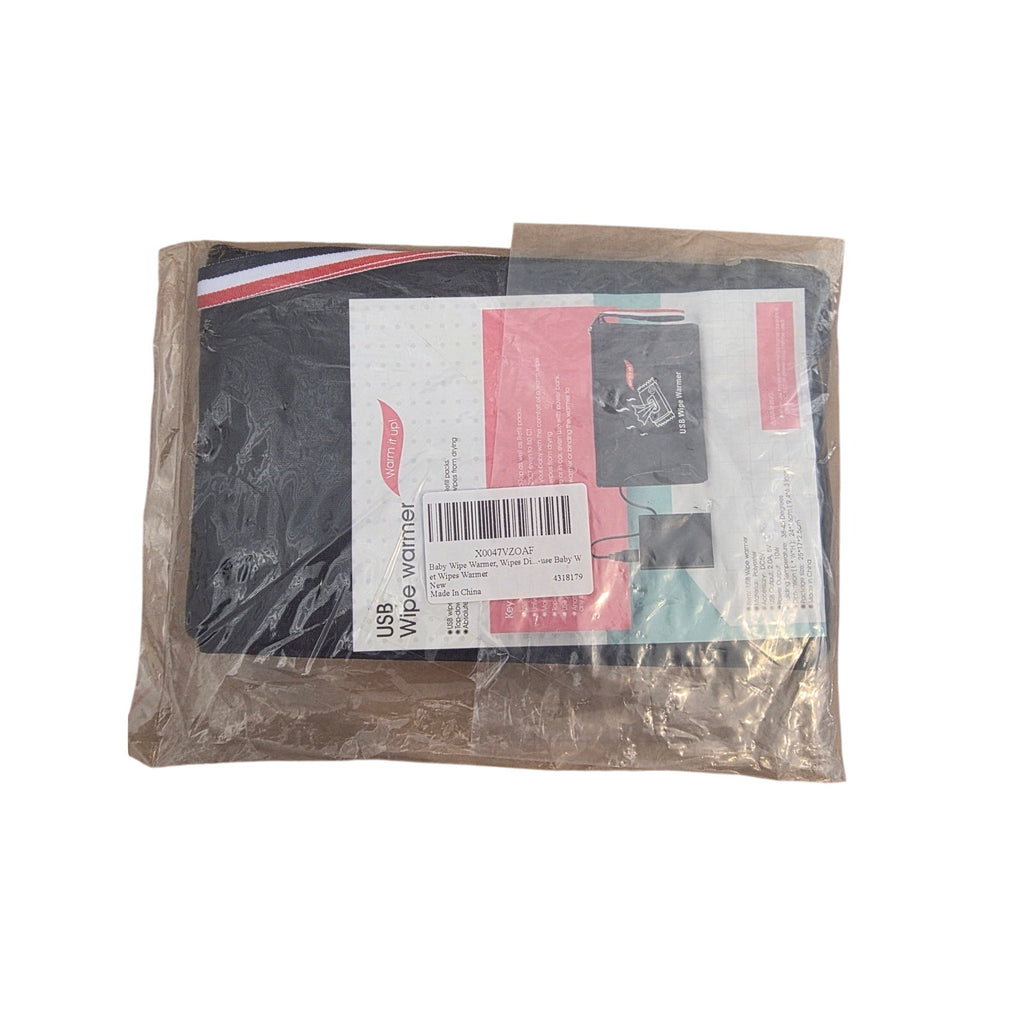 USB Wipe Warmer – Portable Baby Wipes Heater with USB Power, Travel Pouch Design