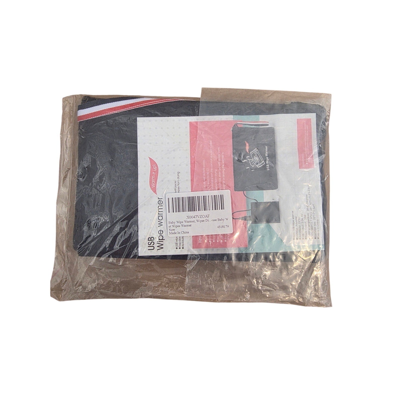 USB Wipe Warmer – Portable Baby Wipes Heater with USB Power, Travel Pouch Design