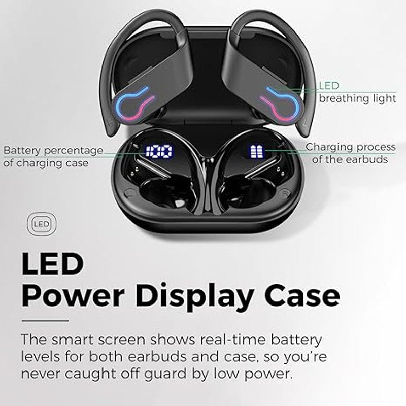 YYK-Q63 True Wireless Earbuds | Bluetooth 5.4 Headphones w/ Charging Case