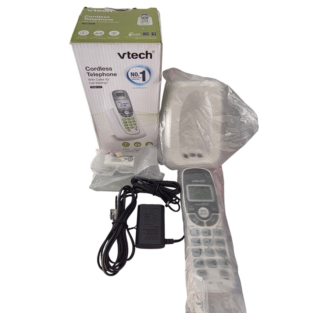 VTech CS6114 Cordless Phone with Caller ID & Call Waiting – DECT 6.0 Technology