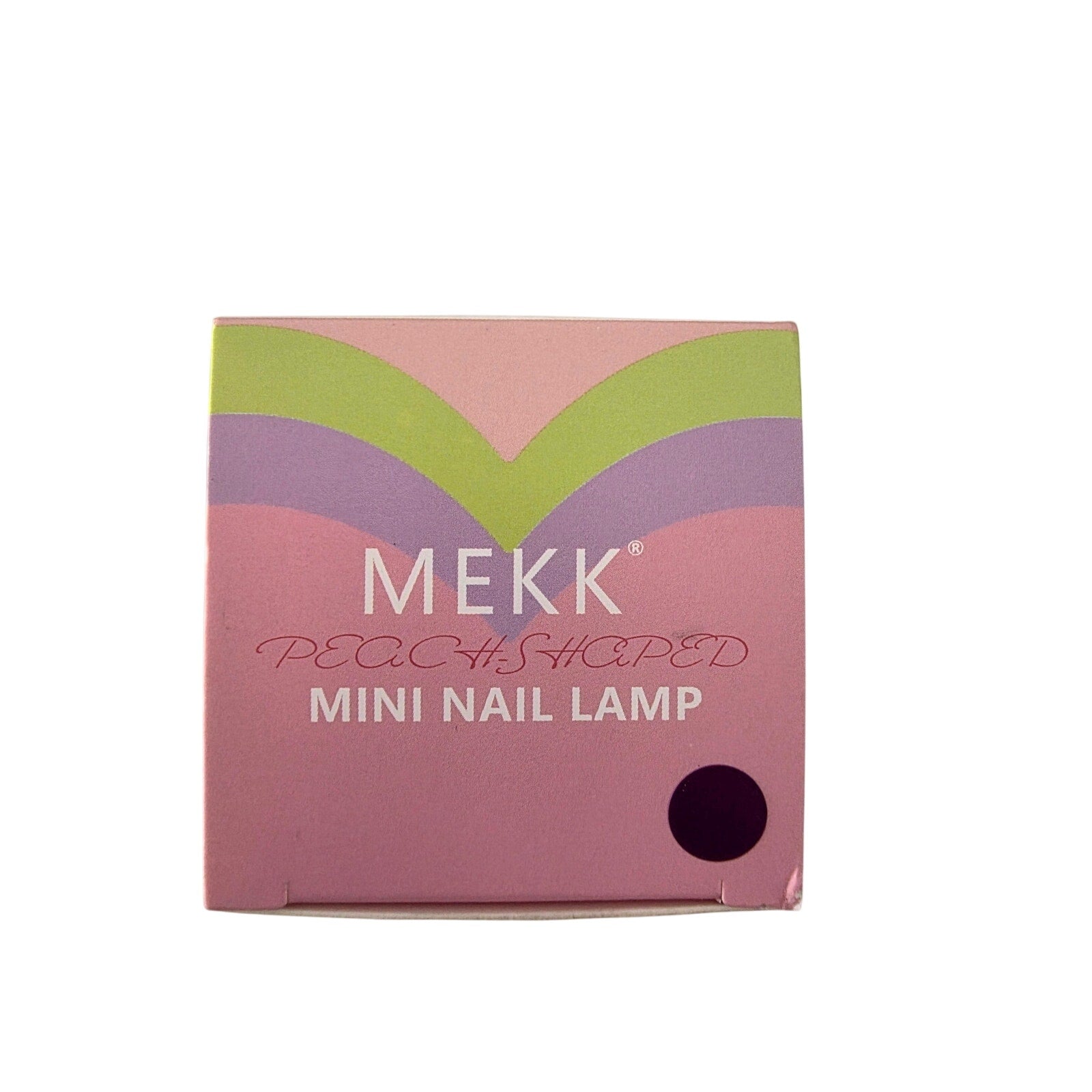 MEKK Peach-Shaped Mini Nail Lamp – Portable UV/LED Gel Nail Dryer