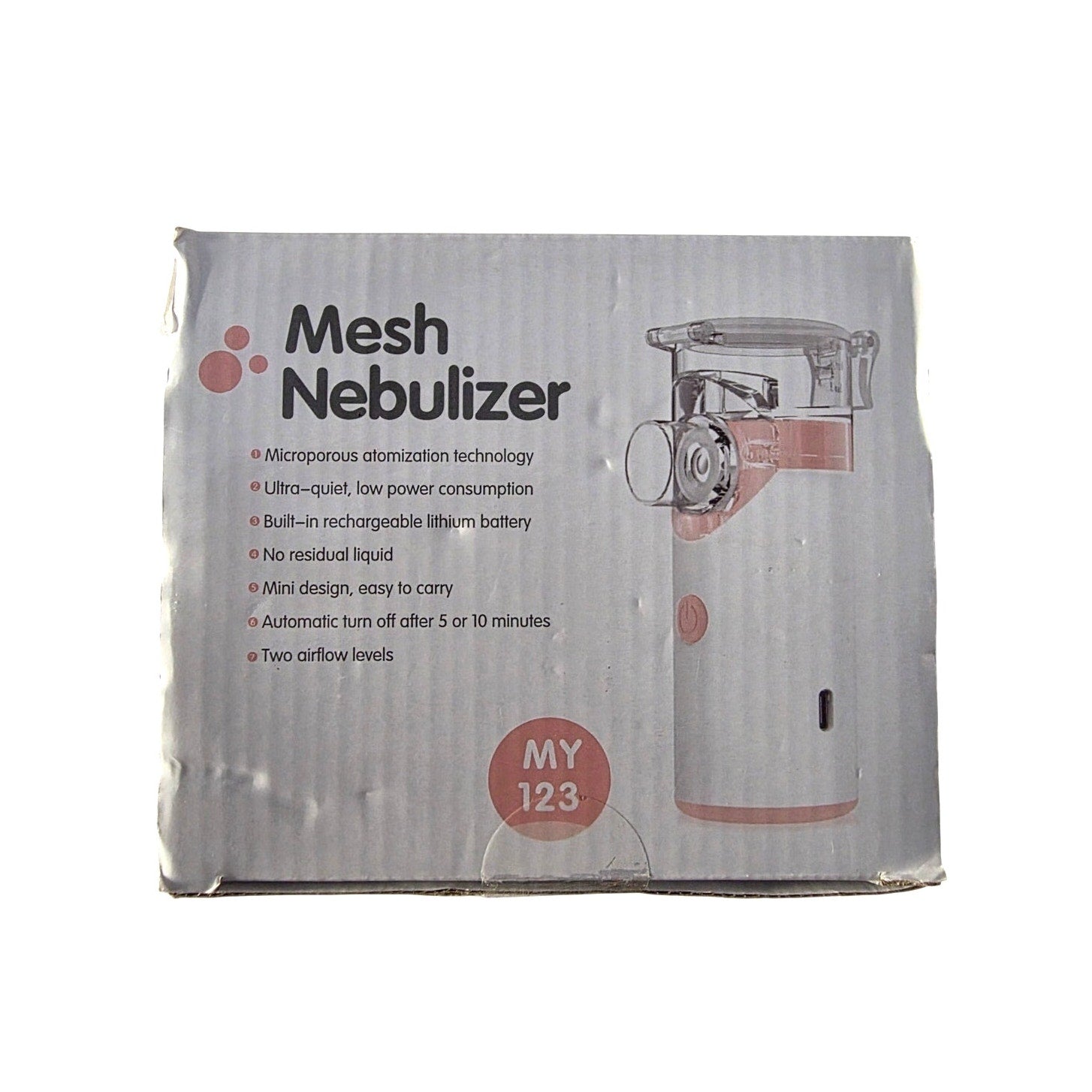 Portable Nebulizer, Rechargeable Nebulizer of Cool Mist, Nebulizer