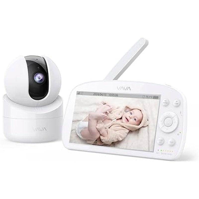 VAVA 5.5" 720P HD Video Baby Monitor with Night Vision, Zoom/Pan/Tilt