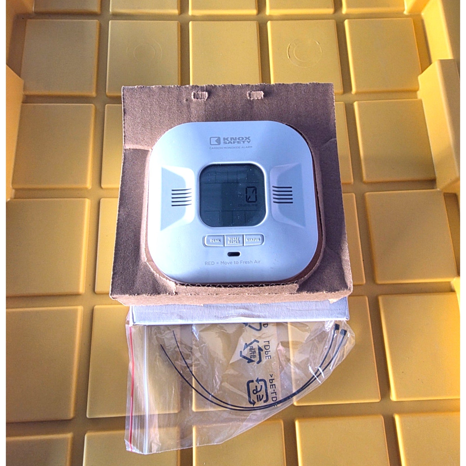 Knox Safety Carbon Monoxide Detector with Voice Alert & Digital Display