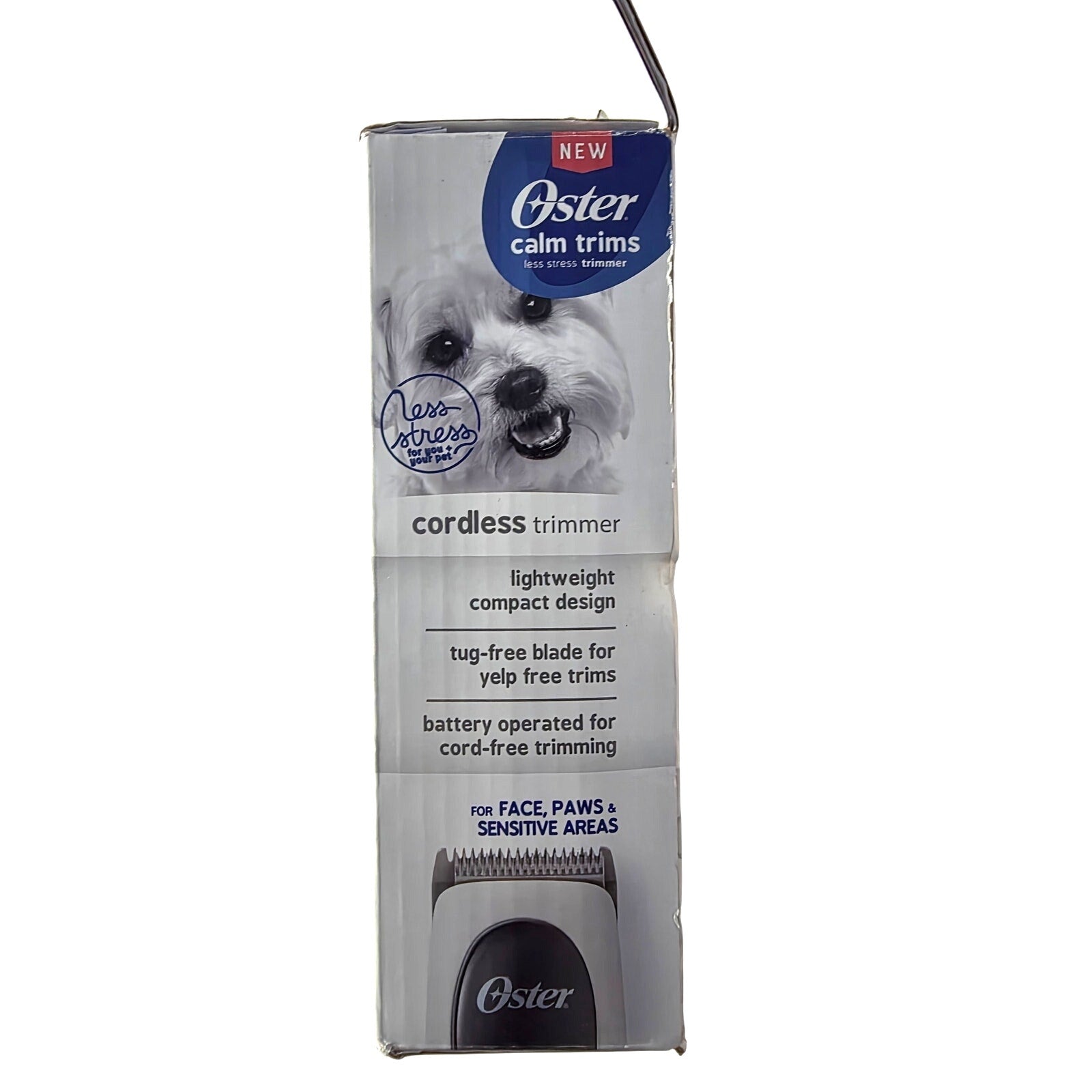 Oster Calm Trims Cordless Pet Trimmer – Face, Paws & Sensitive Areas